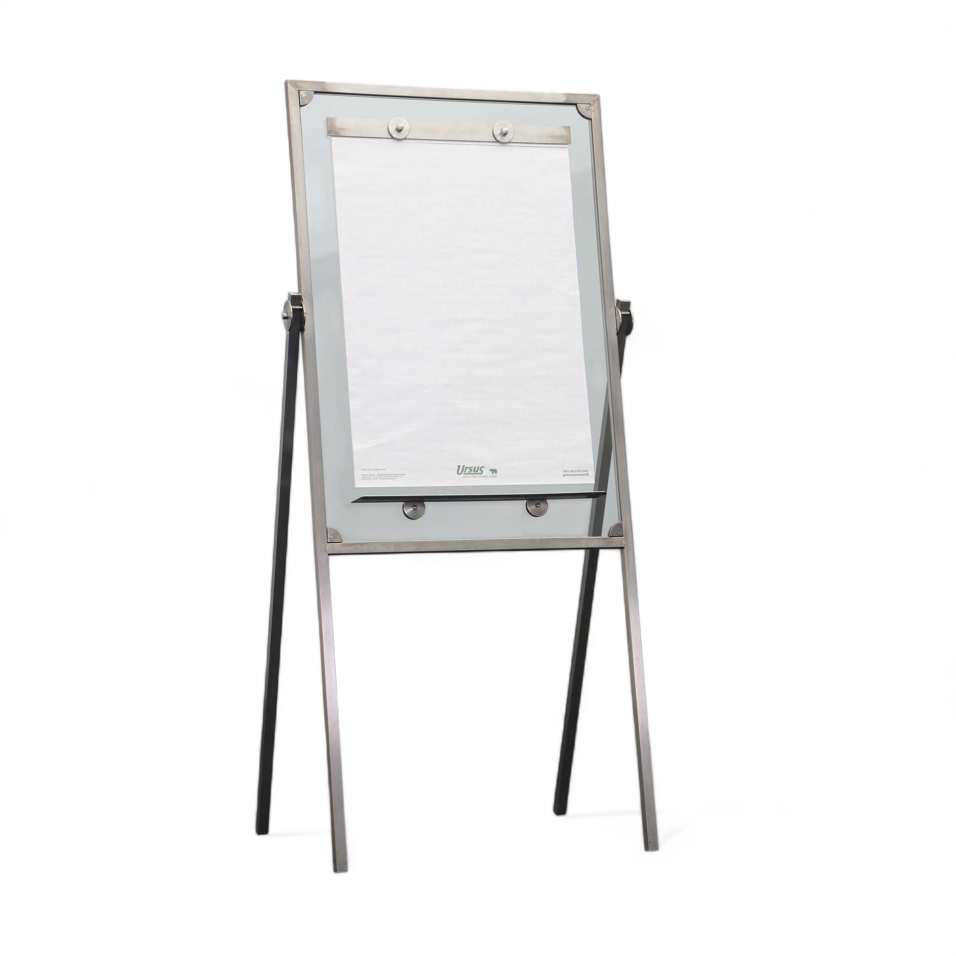 Flipchart-Tafel aus Chromstahl (Gut)