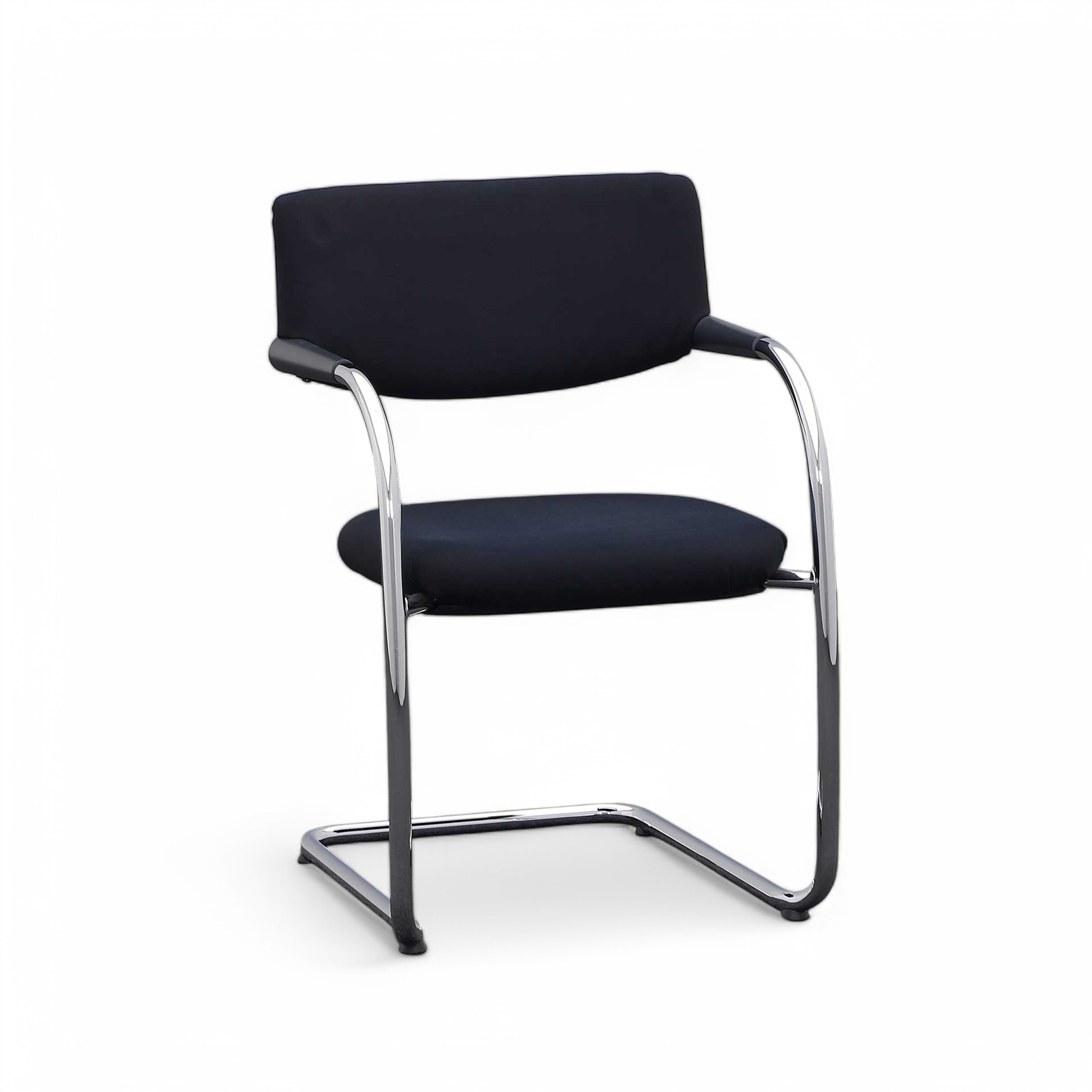 Freischwinger Konferenzstuhl Vitra Visavis (Gut)