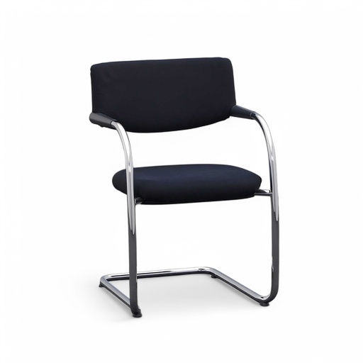 Freischwinger Konferenzstuhl Vitra Visavis (Gut)