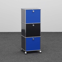 Bureau Caddy USM Haller (Bon, avec serrure de transport)
