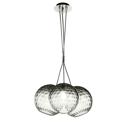 Murano Pendellampen Murano Bolle (Hellstrohgelb, Neu, Sosp. Mazzo 3L.)