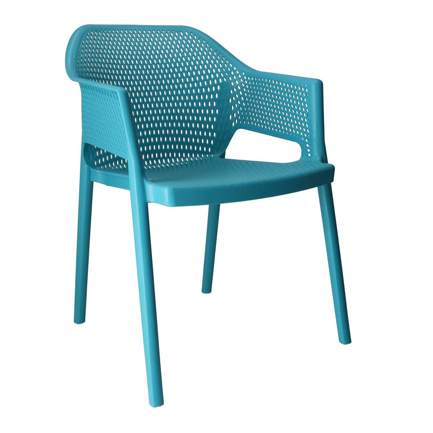 Outdoorstühle Gaber Minush Bleu avec accoudoirs fixes, Nouveau - Parfait pour une assise confortable