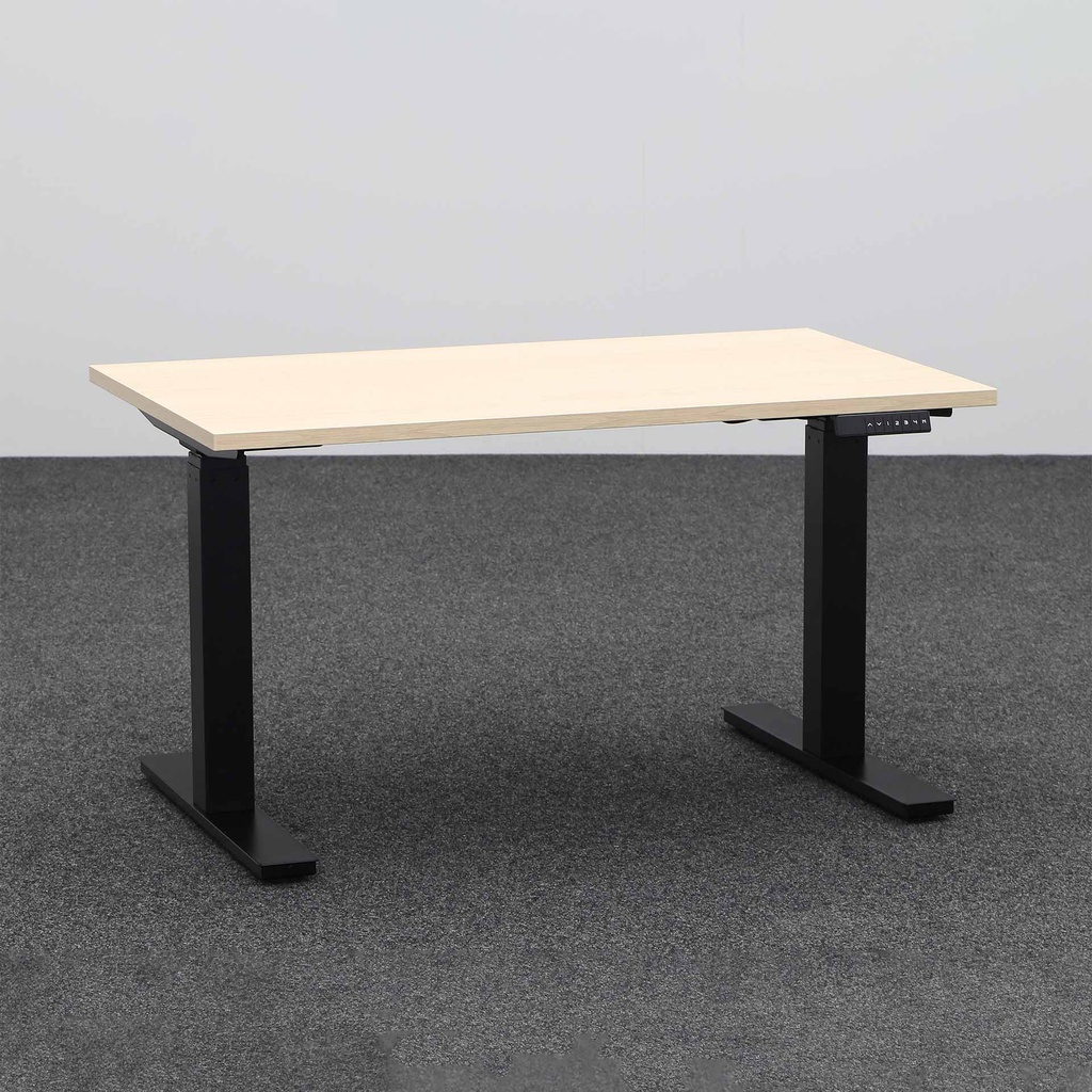 Stehpulte IBEBI Piano (Neu, 120x70, Eiche, Schwarz, Schwarz)
