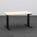 Stehpulte IBEBI Piano (Neu, 120x70, Eiche, Schwarz, Schwarz)