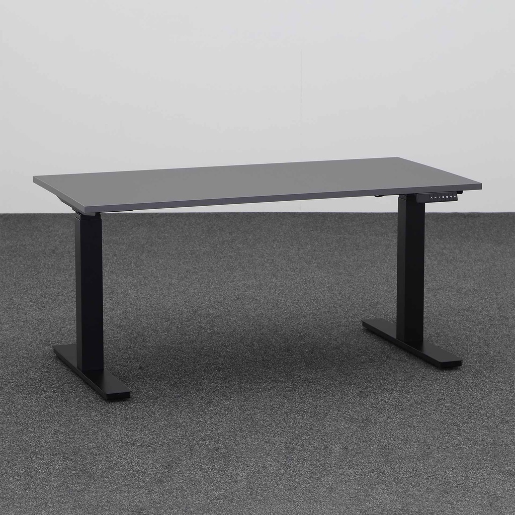 Stehpulte IBEBI Piano (Gut, 140x70, Anthrazit, Schwarz, Schwarz)