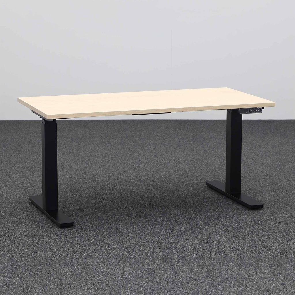 Stehpulte IBEBI Piano (Gut, 140x70, Eiche, Schwarz, Schwarz)