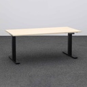 Stehpulte IBEBI Piano (Gut, 160x80, Eiche, Schwarz, Schwarz)