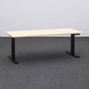 Stehpulte IBEBI Piano (Neu, 180x80, Eiche, Schwarz, Schwarz)