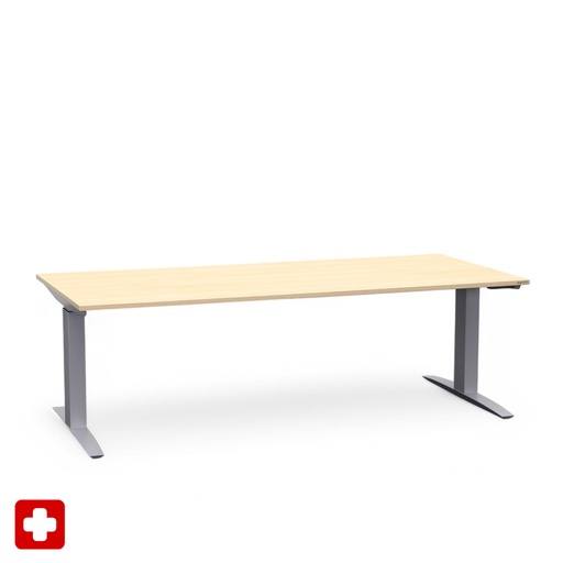 Höhenverstellbarer Schreibtisch Tradingzone Proline (Eiche, Neu, 200x90)