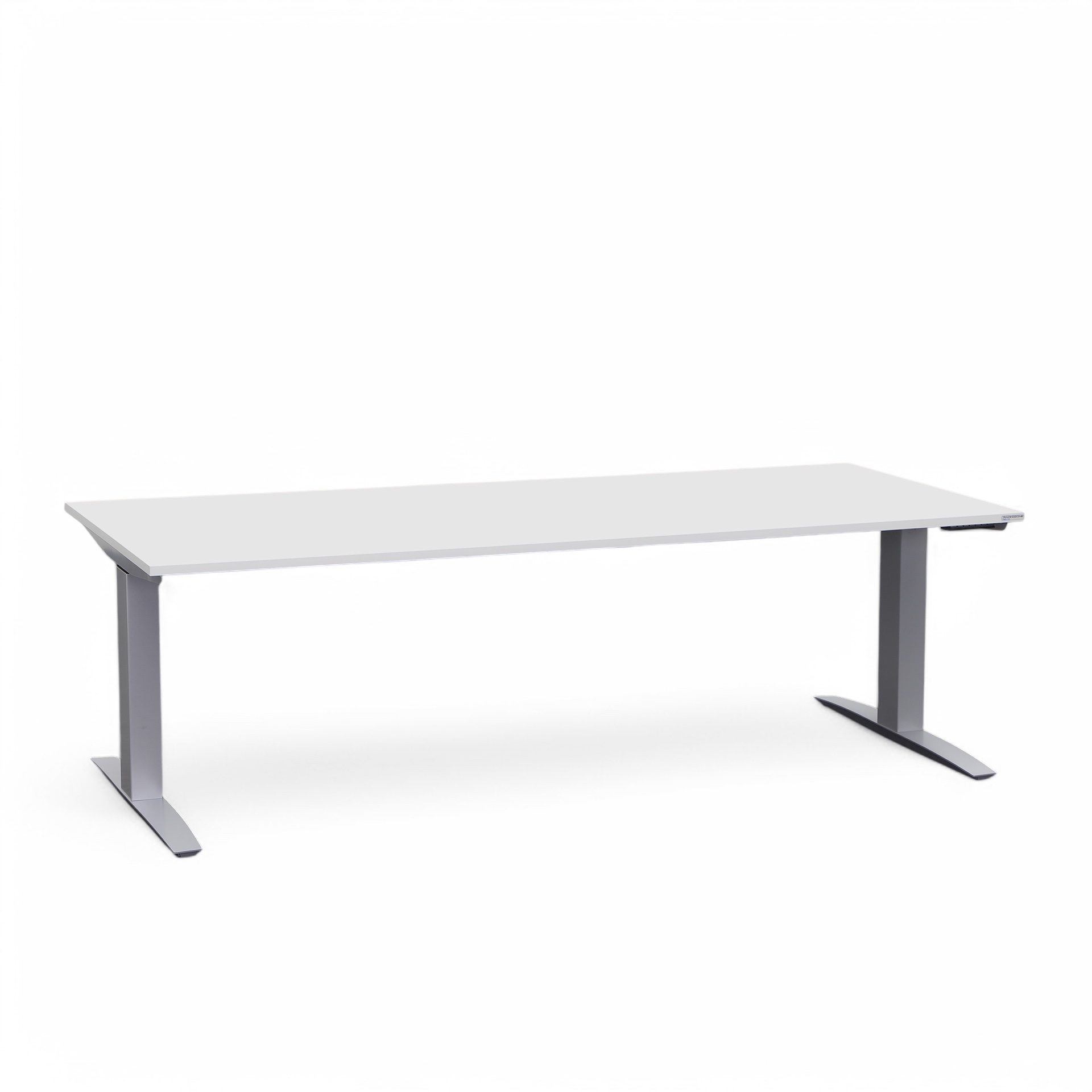 Bureau réglable en hauteur Tradingzone Proline (Gris blanc, Très bon, 200x90)