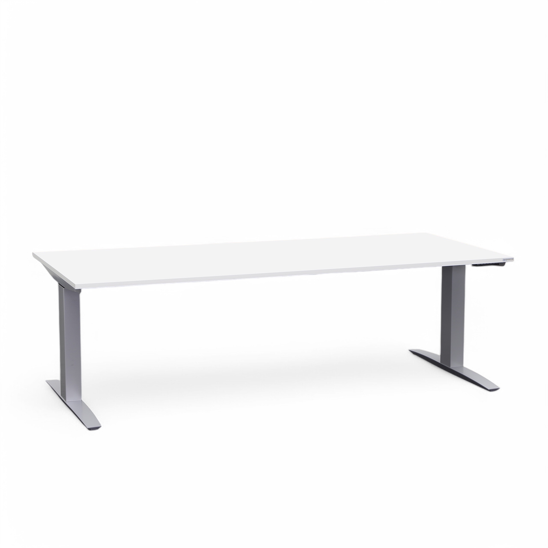 Höhenverstellbarer Schreibtisch Tradingzone Proline (Weiss, Neu, 200x90)