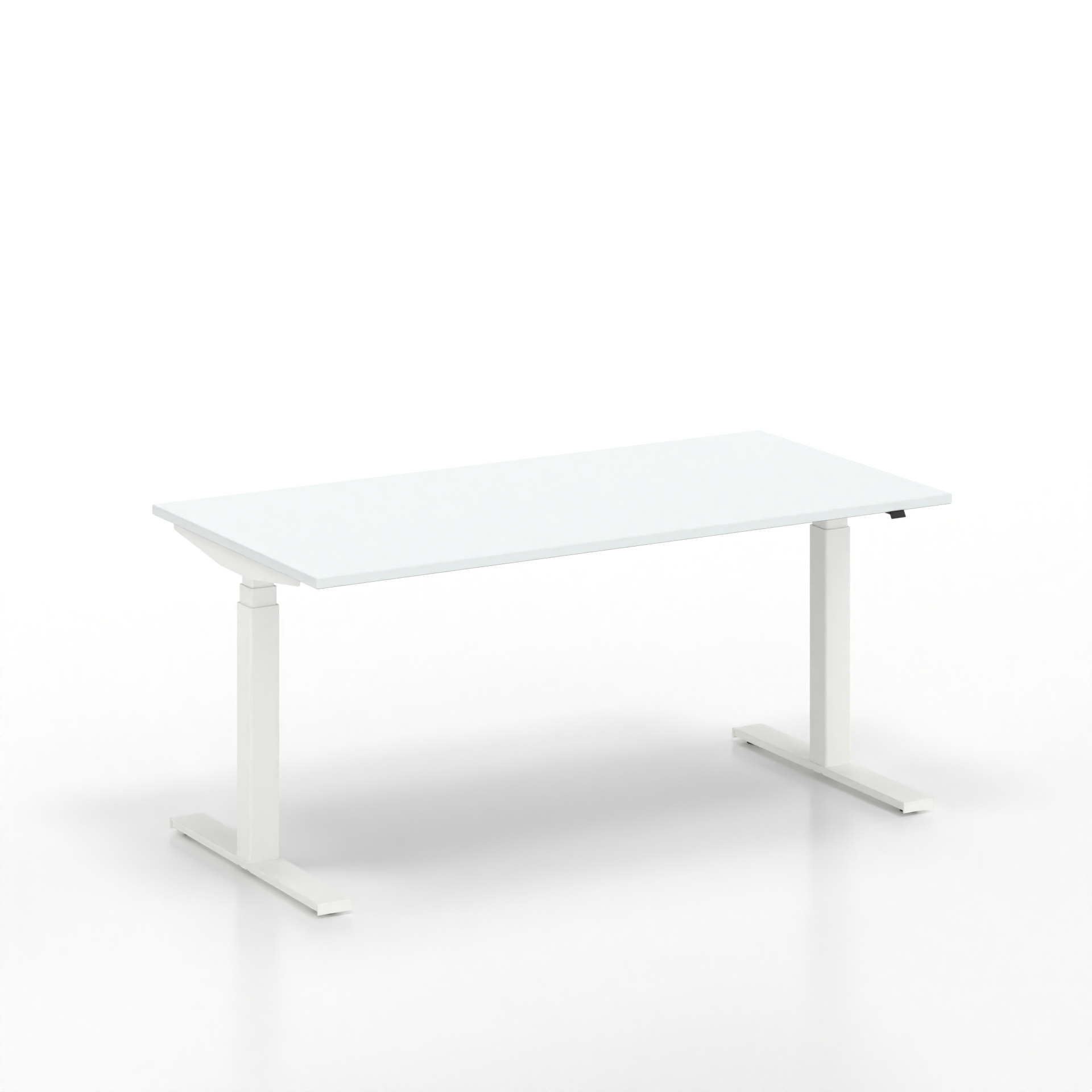 Schreibtisch el. höhenverstellbar Tradingzone GO Swiss (Weiss, Neu, 160x80, Weiss, Weiss)