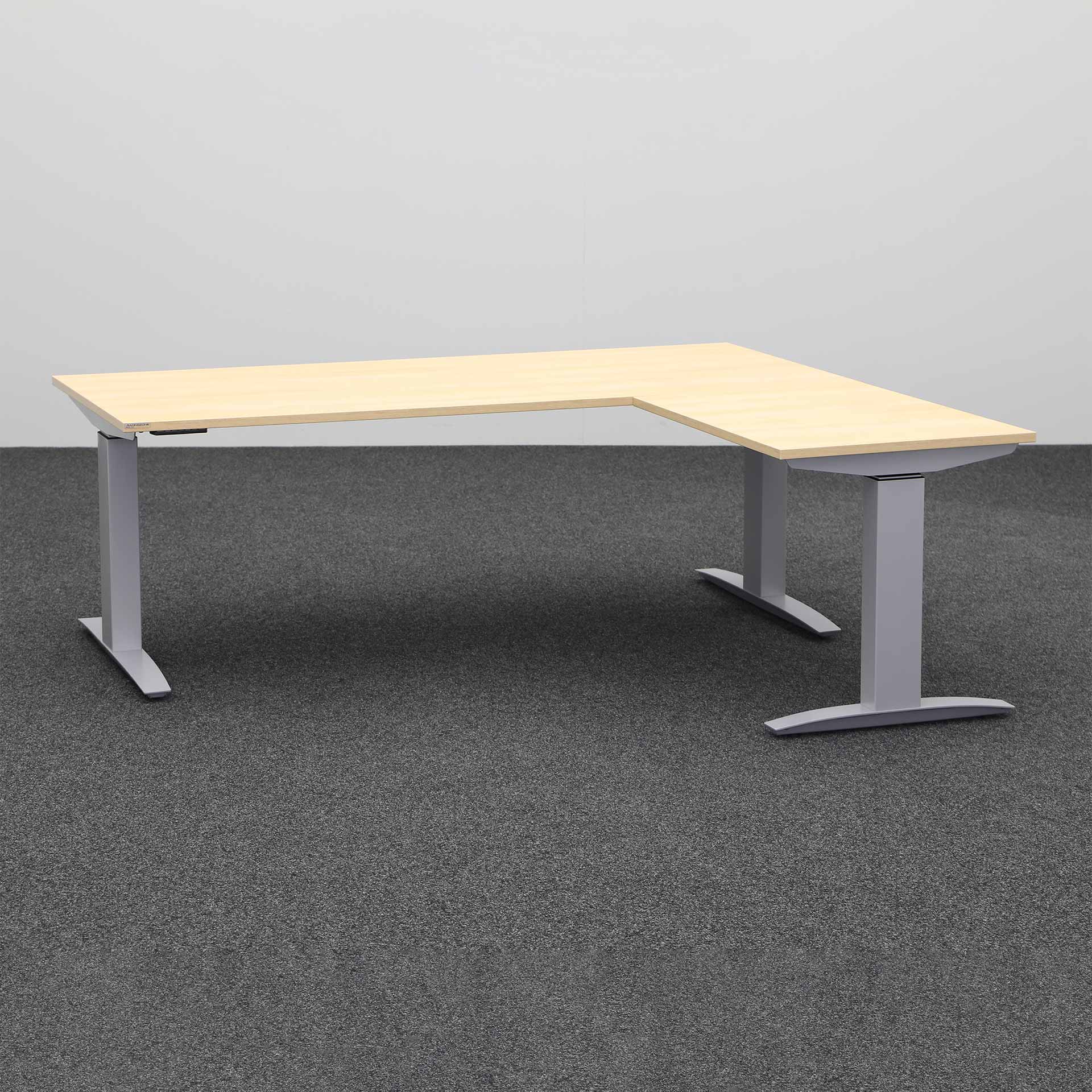 Sitz-/Stehtisch Tradingzone Proline kurze Seite rechts (Eiche, Neu, 180x160)