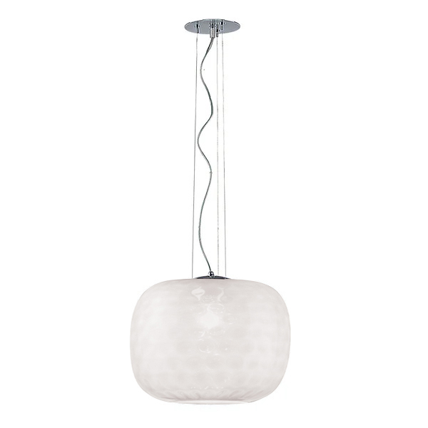 Murano Pendellampen Murano Mega Cloe (Weiss)