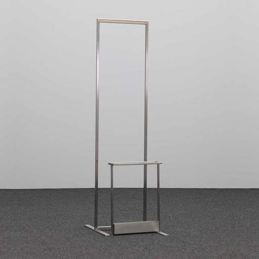 Kleiderständer mit Schirmhalter Chromstahl (Normal gebraucht)