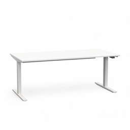 Höhenverstellbarer Arbeitstisch Bene Level Pure Lift (Weiss, Normal gebraucht, Weiss, Weiss)