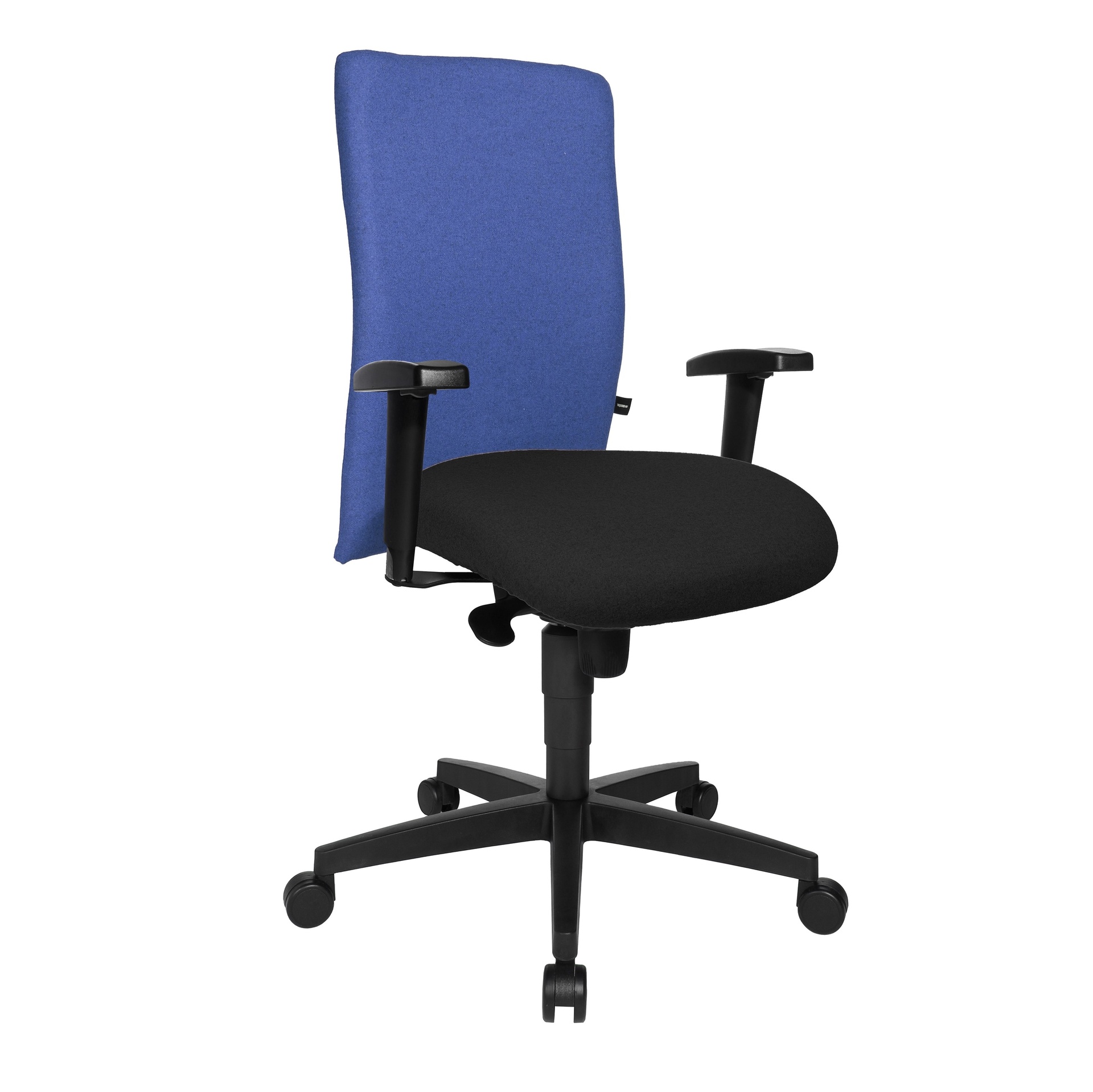 Chaise de bureau Topstar Commander avec accoudoirs 1D, Bleu, Nouveau, Chaise ergonomique - idéale pour un travail flexible