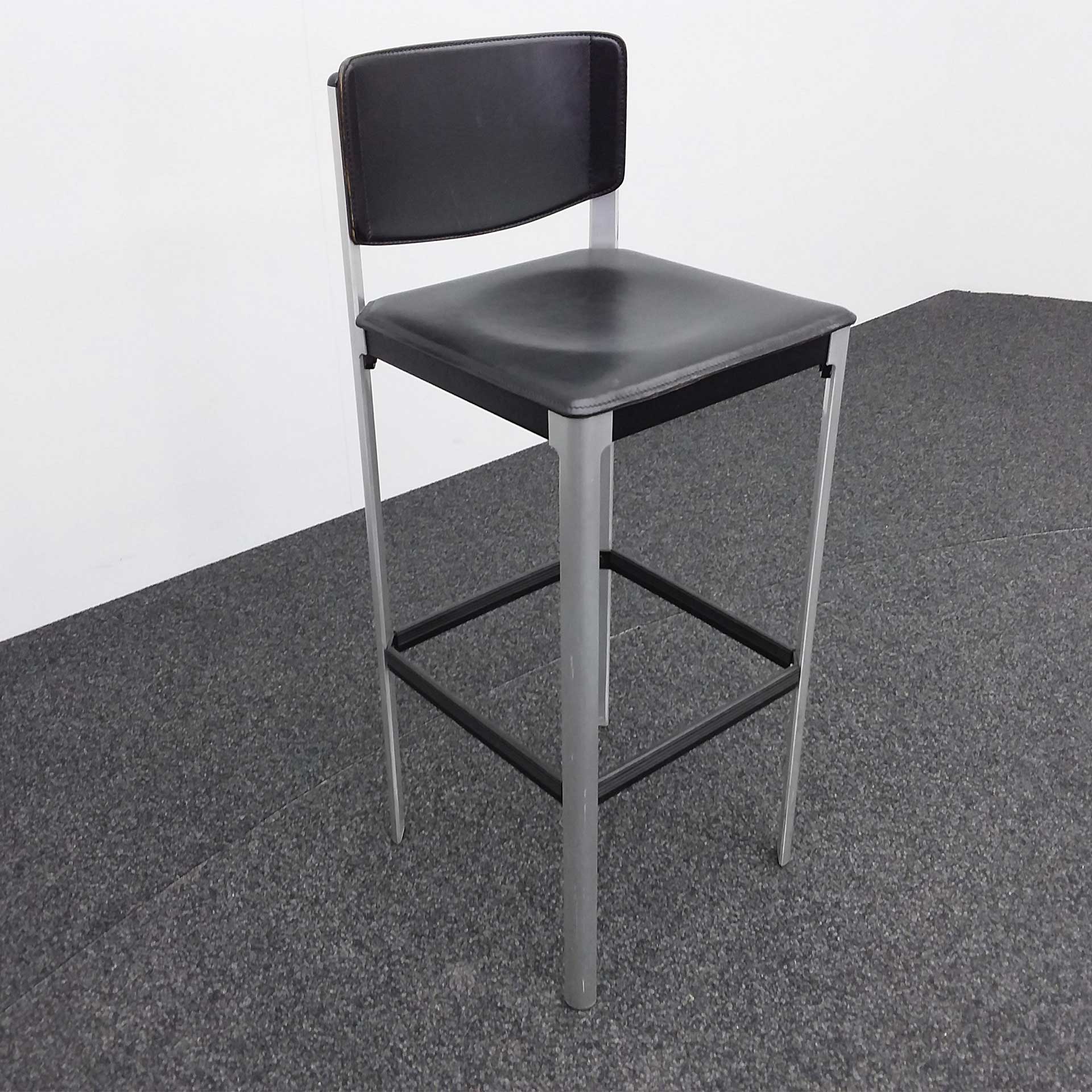 Tabouret de bar Matteo Grassi, Noir, Normalement utilisé, Tabouret de comptoir - Pratique & confortable