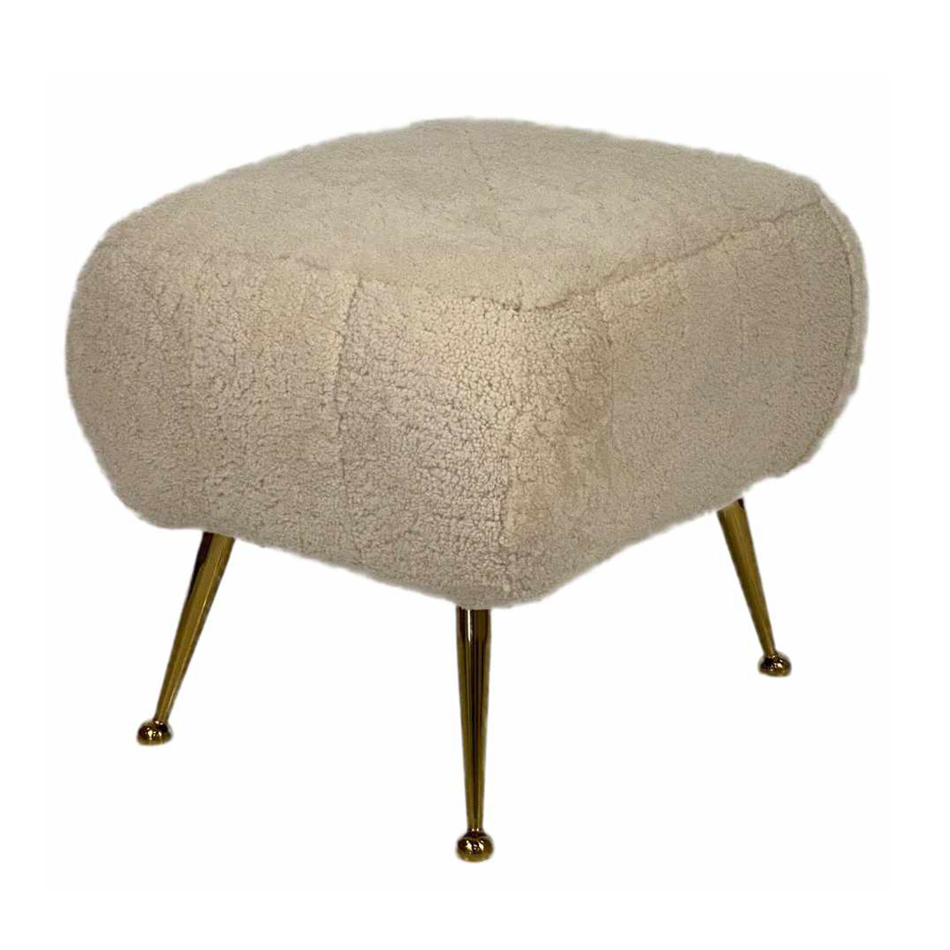 Tabouret de salon vintage BR Collection Perugia (Nouveau)