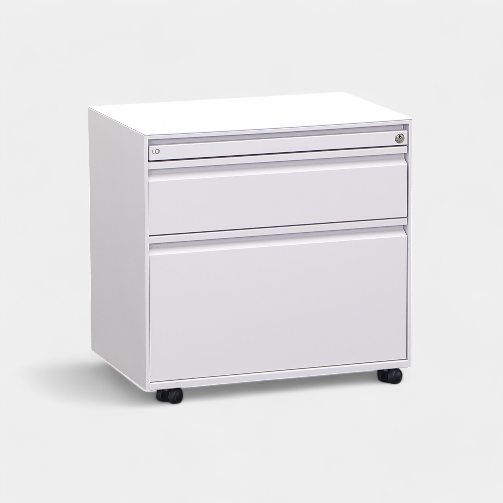 Lista LO roller cabinet, white, metal (Good, Without key)