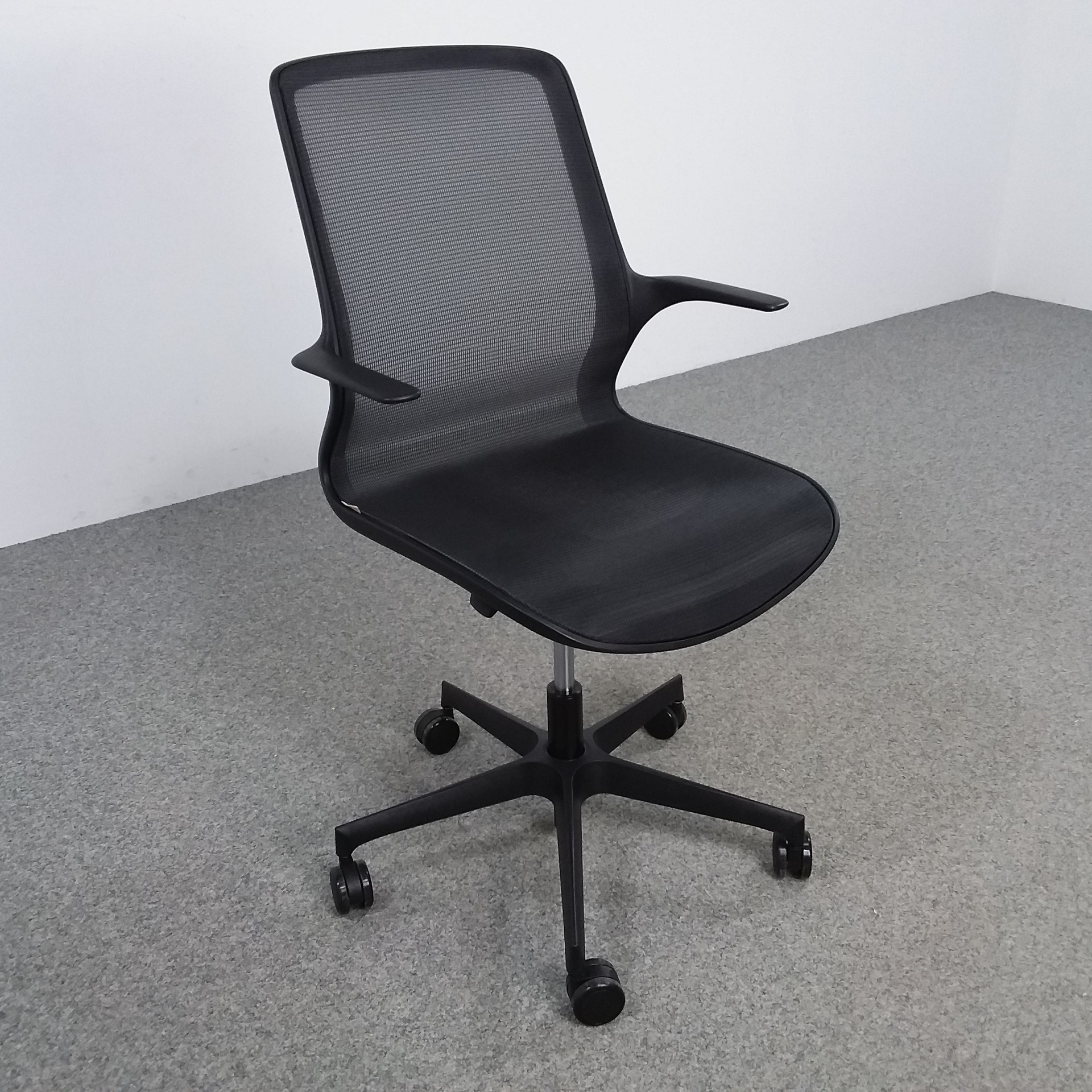 Bürodrehstühle Milani Loop (Schwarz, Neu)