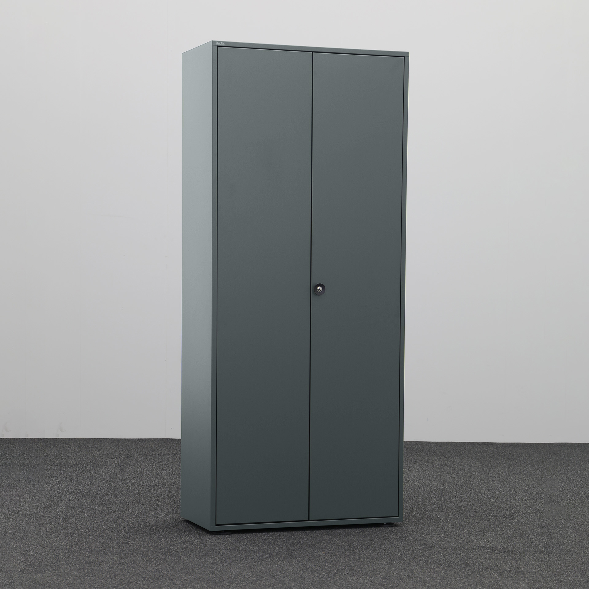 Hinged door cabinets Bigla (Anthracite, New, With key)