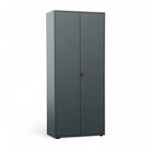 Metallschrank Bigla BM2, 80 cm (Anthrazit, Neu, mit Schlüssel)