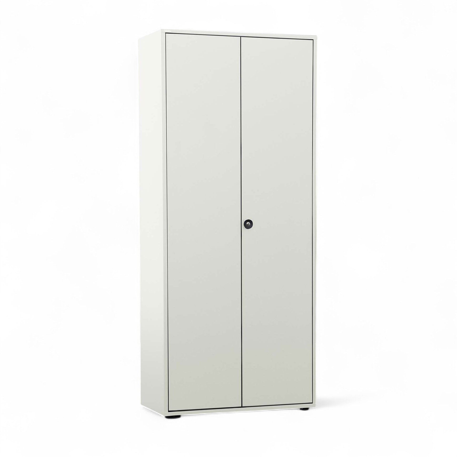 Image of Metallschrank Bigla BM2, 80 cm Weiss, mit Schlüssel, Neu