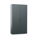 Armoire métallique Bigla BM2, 100 cm (Anthracite, Nouveau, avec clé)
