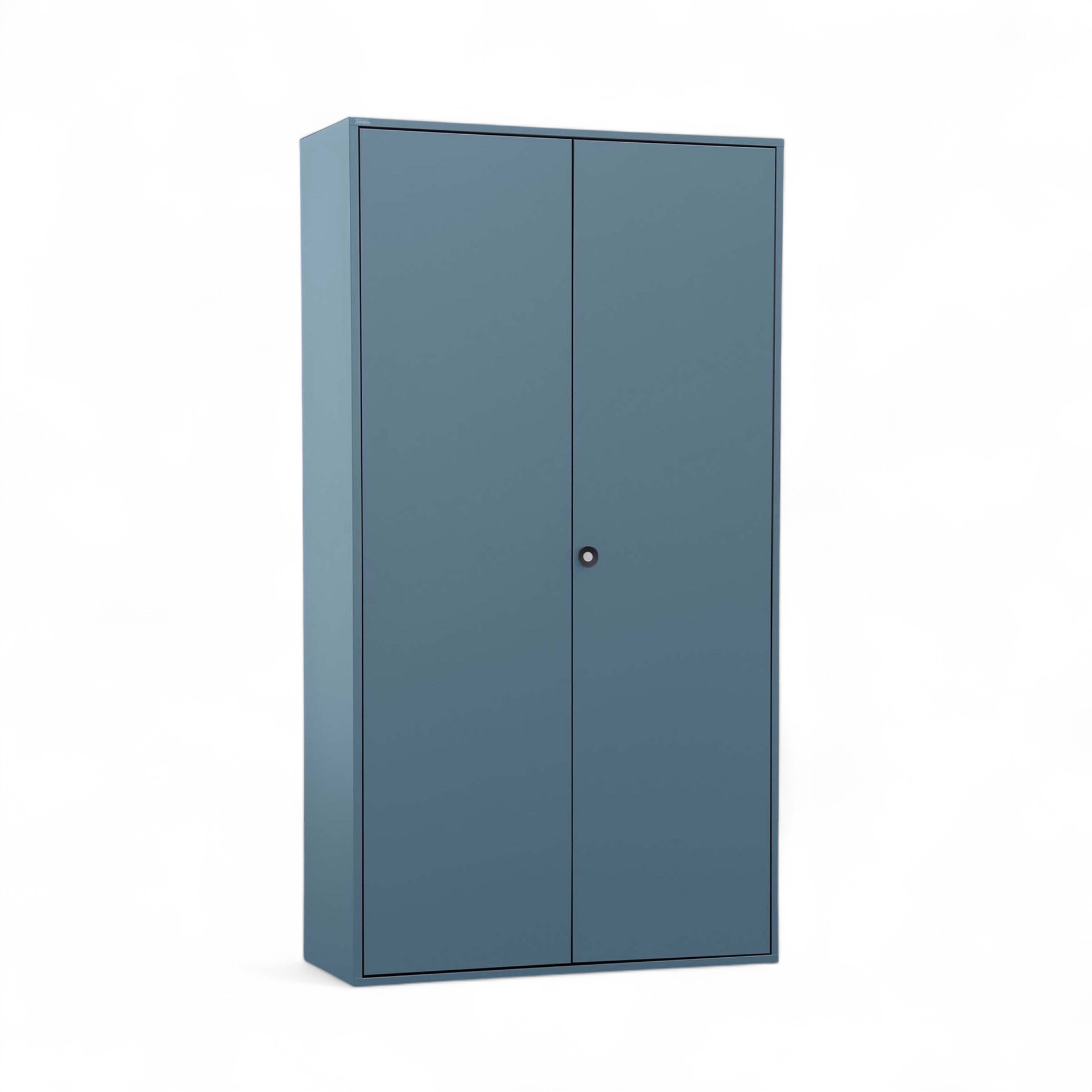 Image of Metallschrank Bigla BM2, 100 cm Graublau, ohne Schliesszylinder, Neu