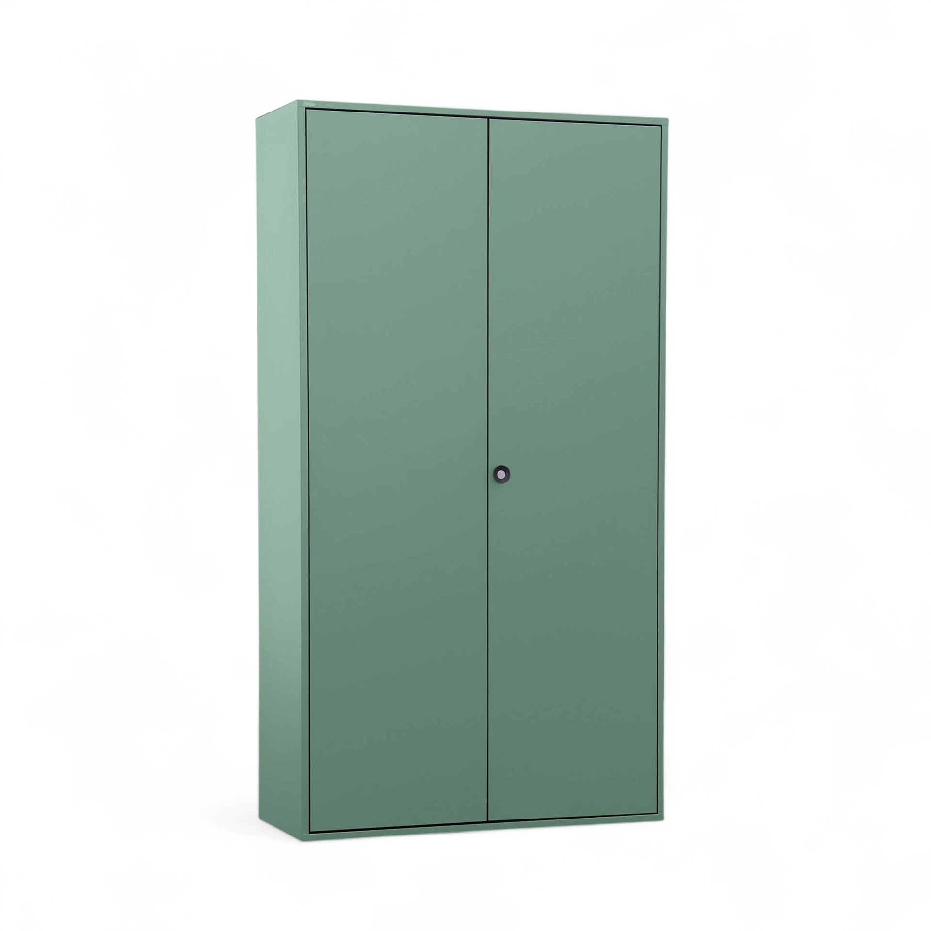 Armoire métallique Bigla BM2, 100 cm (Vert, Nouveau, Sans cylindre de fermeture)