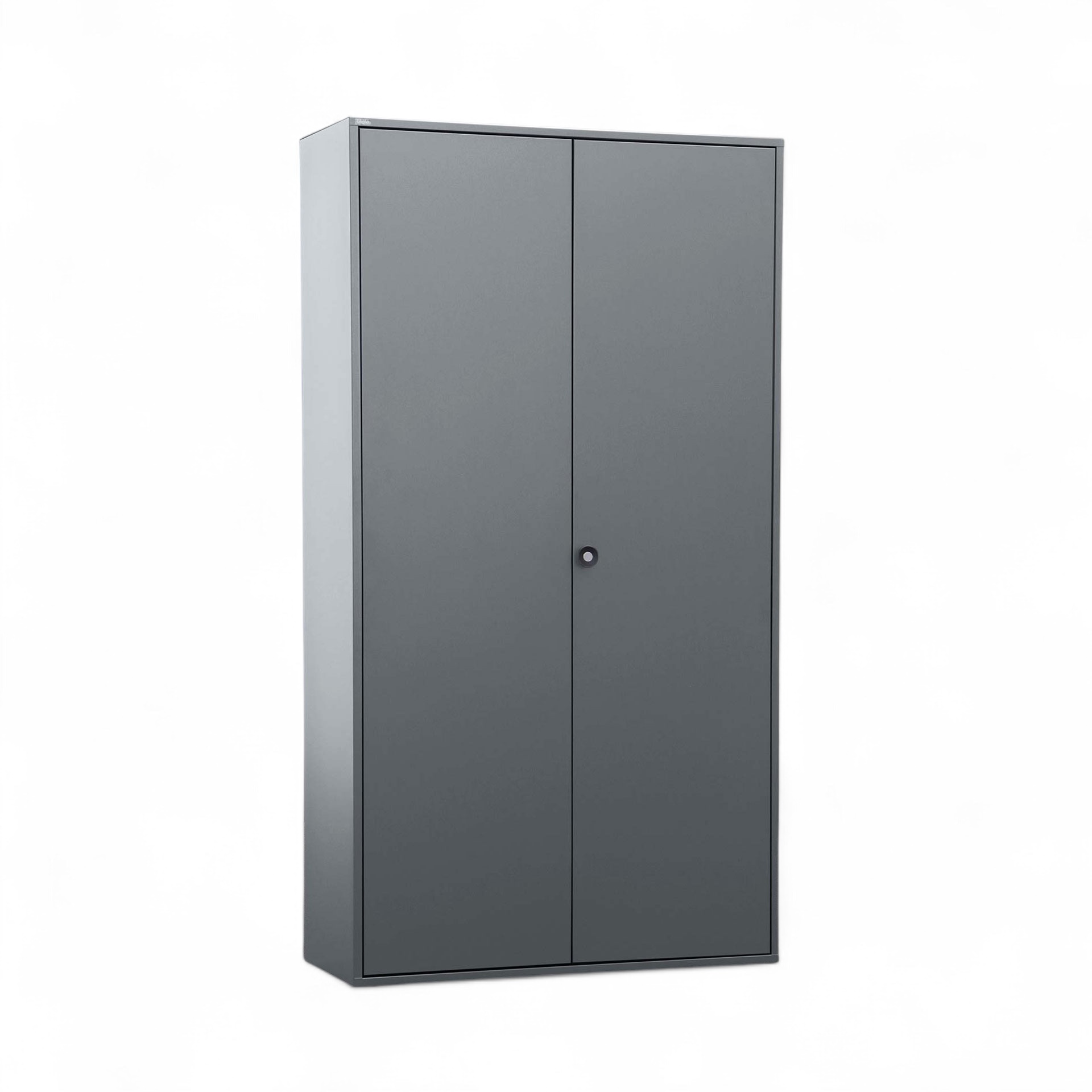 Image of Metallschrank Bigla BM2, 100 cm Silbergrau, ohne Schliesszylinder, Neu