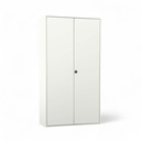 Armadio in metallo Bigla BM2, 100 cm (Bianco, Nuovo, con chiave)