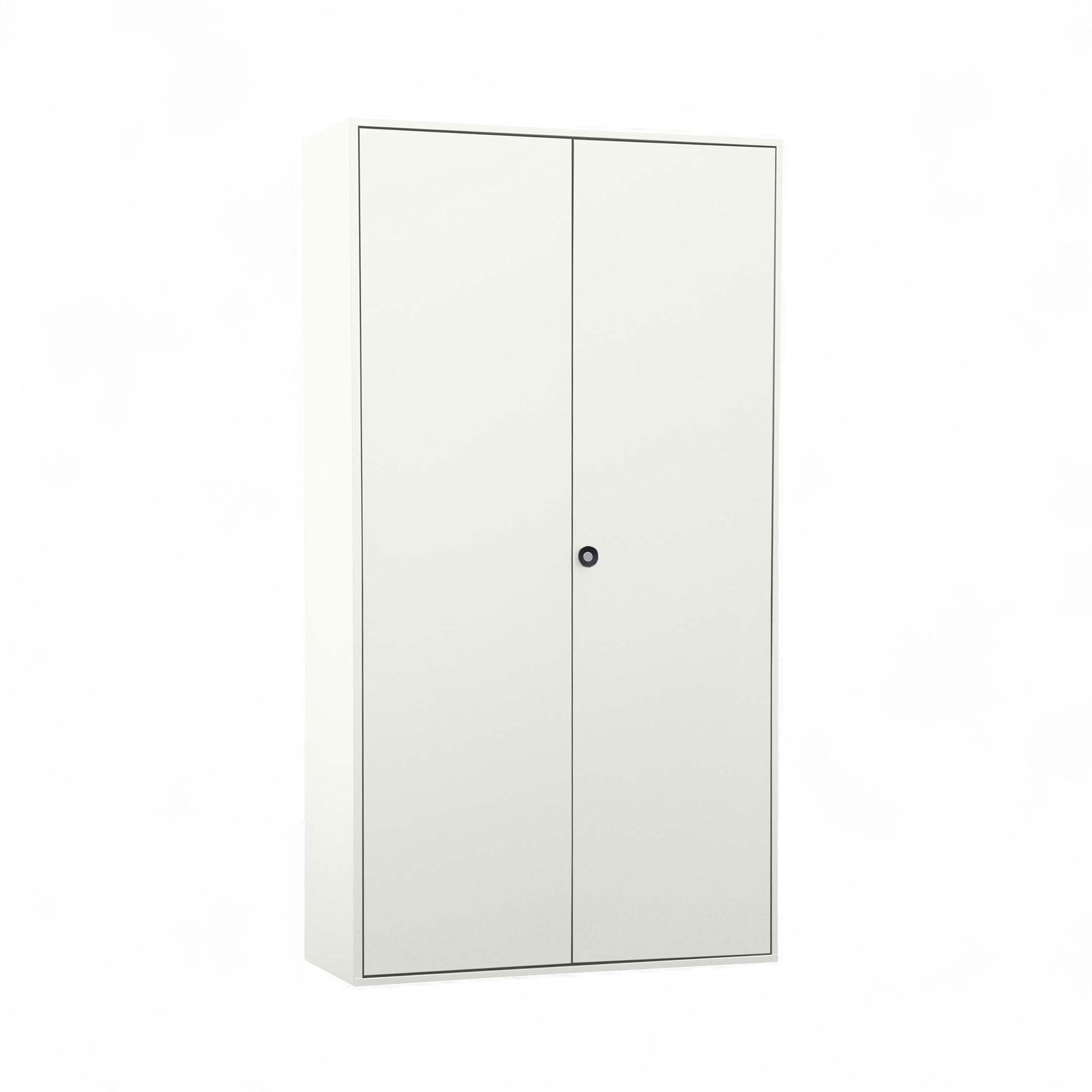 Image of Metallschrank Bigla BM2, 100 cm Weiss, ohne Schliesszylinder, Neu