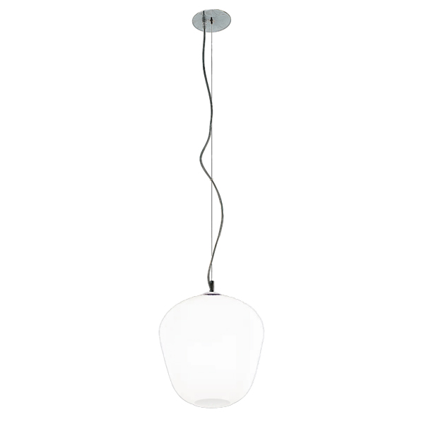 Murano Pendellampen Murano Dalia (Weiss, Cromata, Sosp. G., 28)