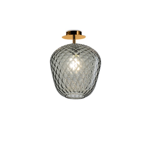 Murano Deckenlampen Murano Dalia (Hellgrau-braun, Neu, Oro satinato, PL. P., 19)