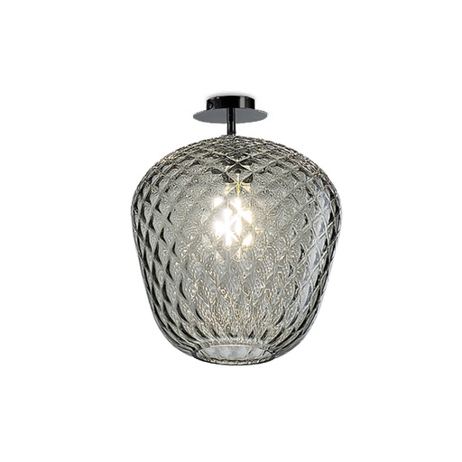Murano Deckenlampen Murano Dalia (Hellgrau-braun, Neu, Nera opaca, PL. G., 28)