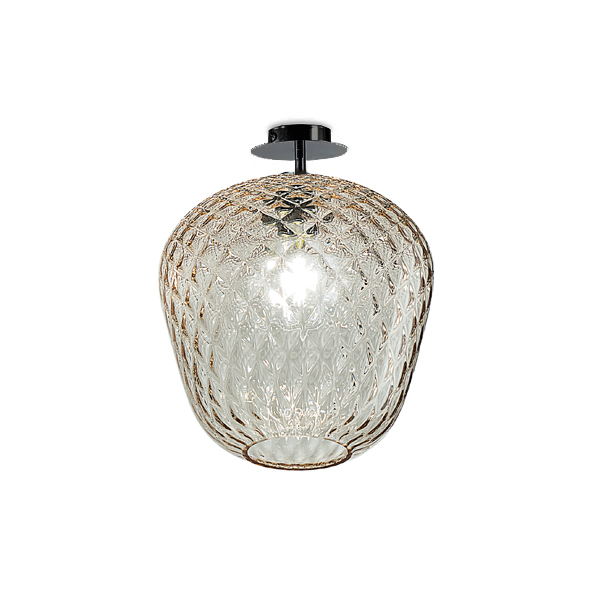 Murano Deckenlampen Murano Dalia (Hellrosa, Neu, Nera opaca, PL. G., 28)