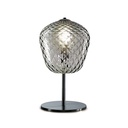 Murano Tischlampen Murano Dalia (Hellgrau-braun, Neu, Cromata, LP., 19)