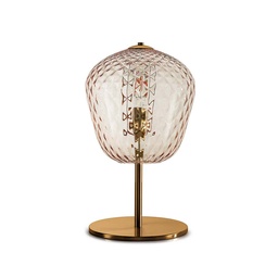 Murano Tischlampen Murano Dalia (Hellrosa, Neu, Oro satinato, LP., 19)