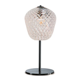 Murano Tischlampen Murano Dalia (Transparent, Neu, Cromata, LG., 28)