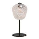 Murano Tischlampen Murano Dalia (Transparent, Neu, Nera opaca, LG., 28)