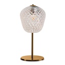 Murano Tischlampen Murano Dalia (Transparent, Neu, Oro satinato, LG., 28)