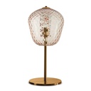 Murano Tischlampen Murano Dalia (Hellrosa, Neu, Oro satinato, LG., 28)