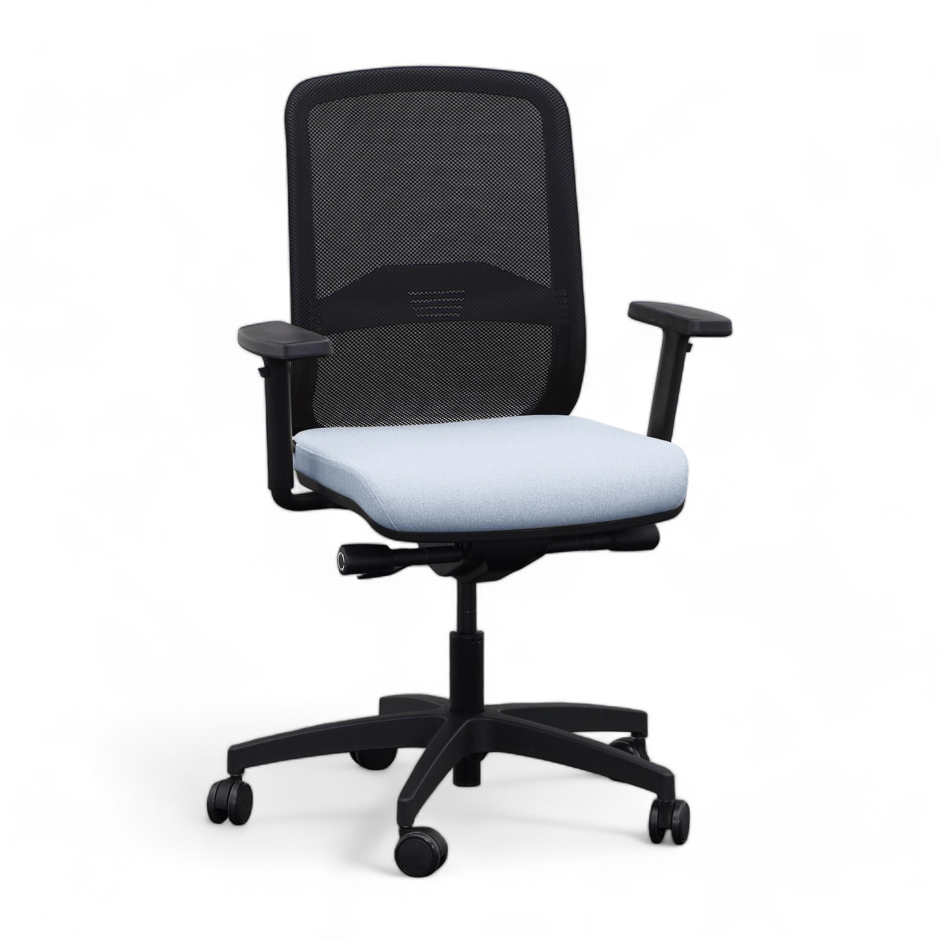 Image of Bürostuhl Milani Bali Mesh mit 2D Armlehnen, Blau, Neu, Ergonomischer Stuhl - ideal für flexibles Arbeiten