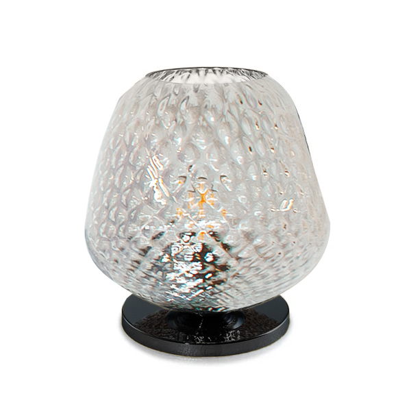 Murano Tischlampen Murano Dalia mini (Transparent, Neu, Nera opaca)