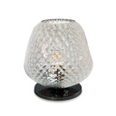 Murano Tischlampen Murano Dalia mini (Transparent, Neu, Nera opaca)