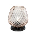 Murano Tischlampen Murano Dalia mini (Hellrosa, Neu, Nera opaca)