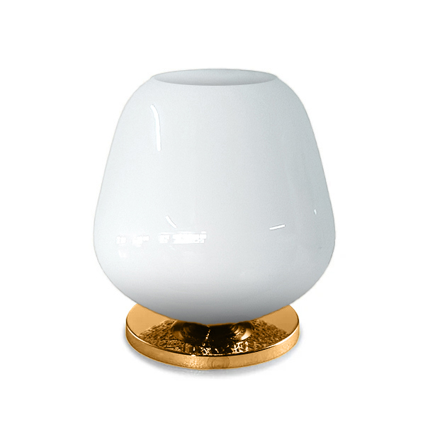 Murano Tischlampen Murano Dalia mini (Weiss, Neu, Oro satinato)