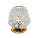Murano Tischlampen Murano Dalia mini (Transparent, Neu, Oro satinato)